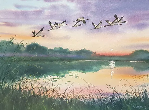 Karolina Majer - Cranes