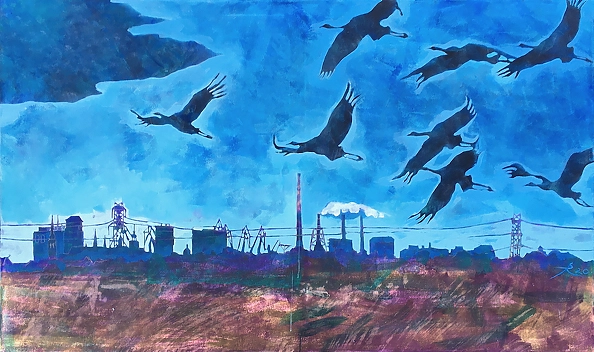 Rita Staszulonok - Cranes