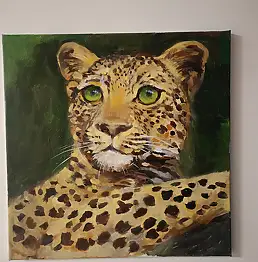 anna kowalska, Животное I, Масляная картина - холст, 30 x 30