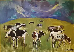 Andżelika Miszczuk - Zwierzęta na łące