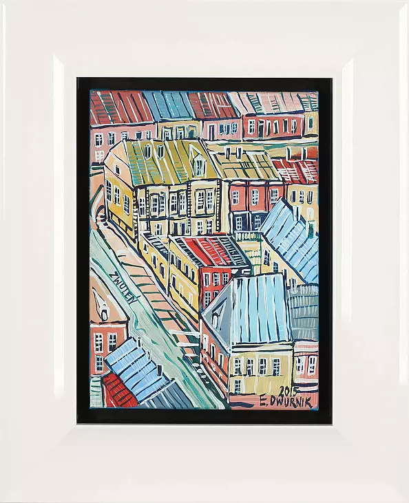 Edward Dwurnik - Zwoleń - OIL PAINTING