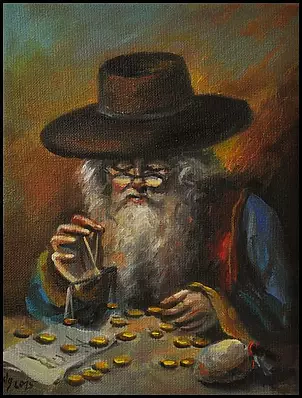 Damian Gierlach - Jew fortunately Portrait mal. Damian Gerlach