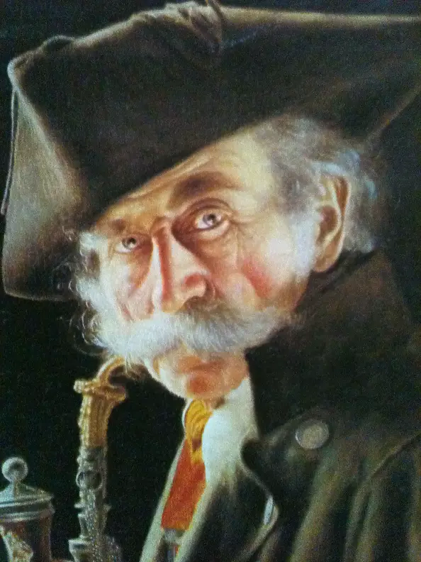 Marek Kubski - Jew with a pipe