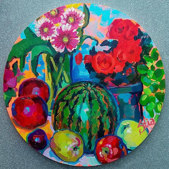 Anastasiia Kurkova - Żywe płótno