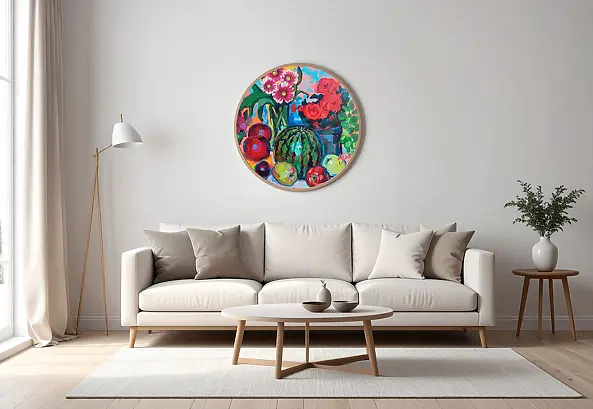 Anastasiia Kurkova - Żywe płótno