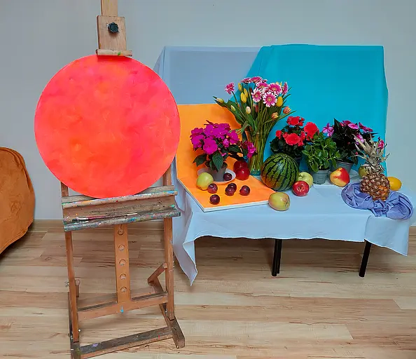 Anastasiia Kurkova - Żywe płótno