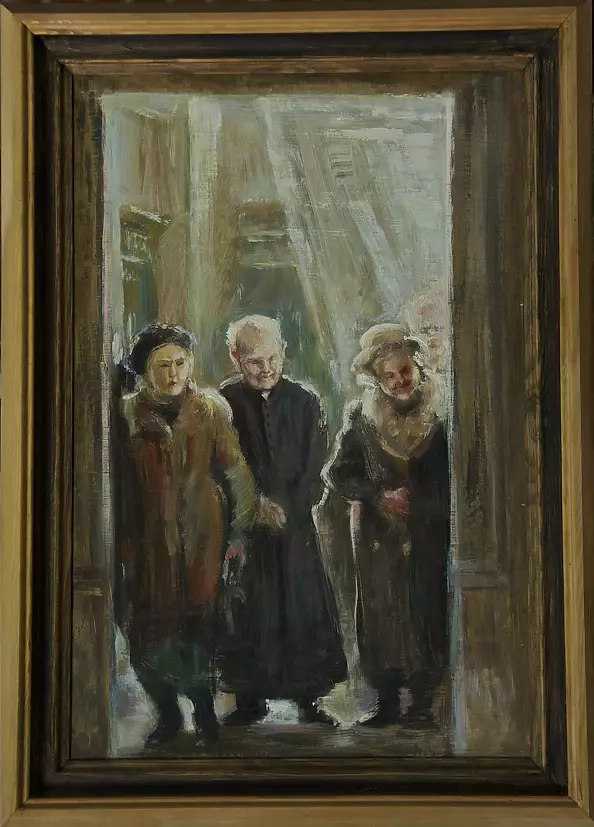 Elżbieta Graboś - Behind the threshold porch