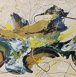 M Biffi, # 101, Акрилова картина - холст, 150 x 100