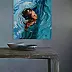 Monika Luniak - "BLUE ..." SEA original Gemälde Spachtel GIFT MODERN