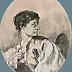 Leszek Gaczkowski - "Bust of a Boy Looking Over His Shoulder" - Replica