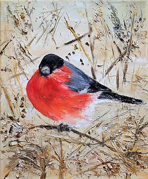 Radosław Popek - "GIL" oil painting 24x30 cm