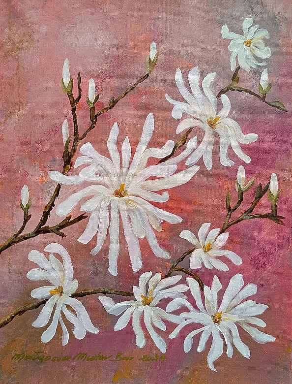 Małgosia Mutor Bar - "Starry magnolia from my garden" 30/40