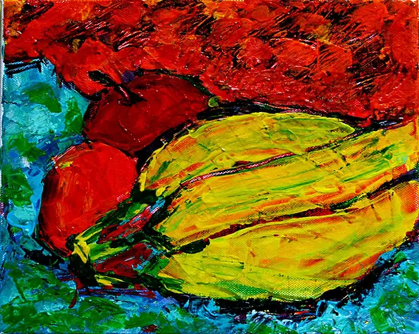 Agata Bajszczak -  "Still Life with Fruit"