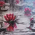 Natalia Famulska -  "Pink water lilies"