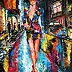 Grzegorz Zalewski, " W drodze" Oryginalny Obraz Akrylowy 100x70 – Sztuka Współczesna , Impasto, Obraz akrylowy - płótno, 70 x 100