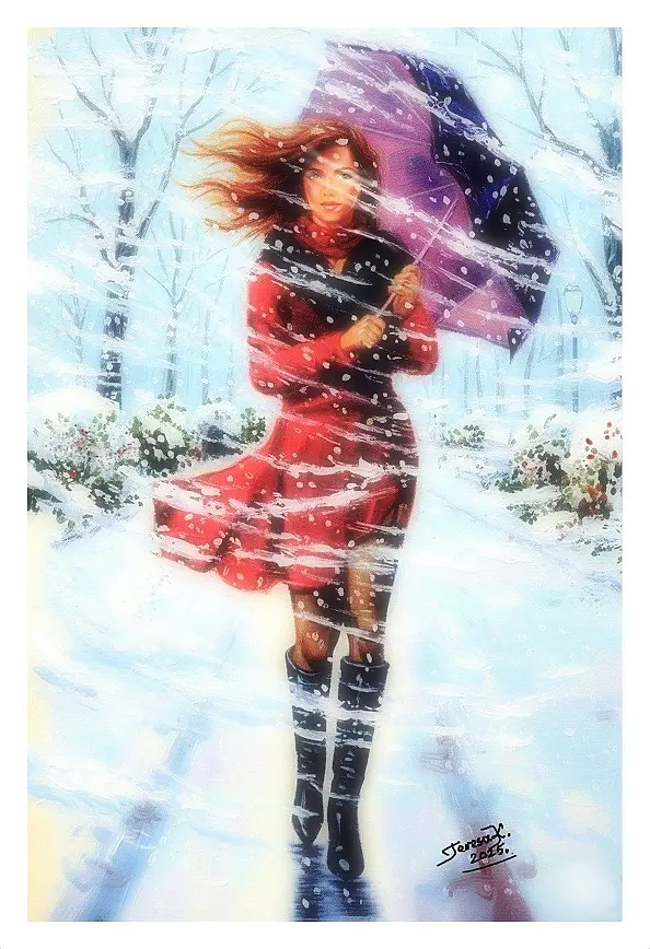 Teresa Kopańska - "It snowed"