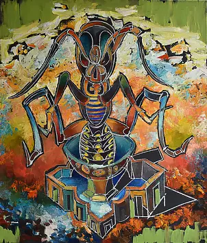 Roman Bonchuk - (!) New collection "Dance of Paradigm". Picture "Insect Lord"