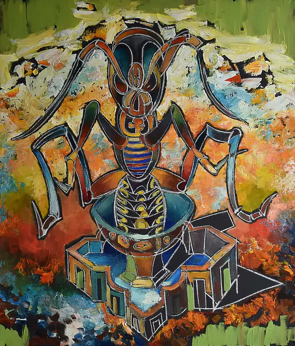 Roman Bonchuk - (!) New collection "Dance of Paradigm". Picture "Insect Lord"