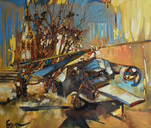 Roman Bonchuk - (!) New collection "Dance of Paradigm". Picture "Rooks will not have arrive"