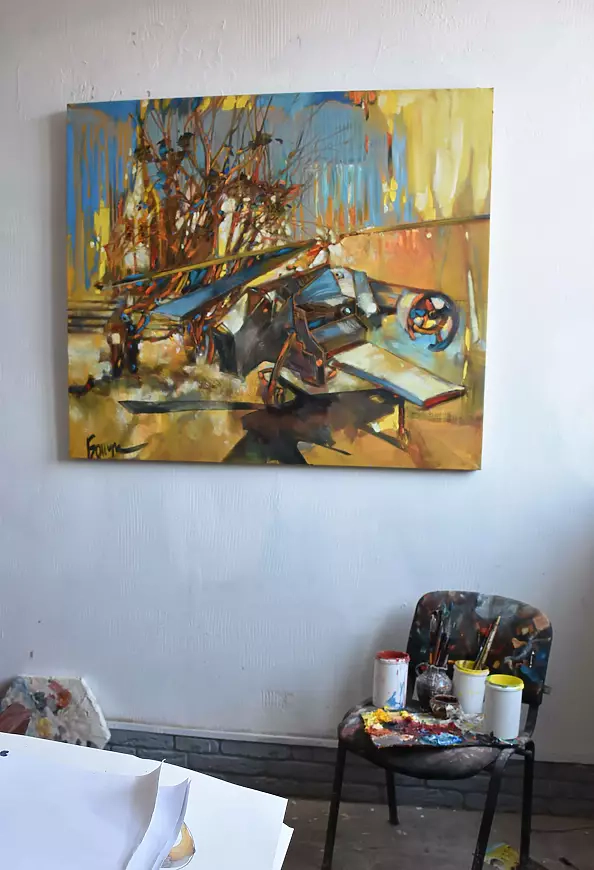 Roman Bonchuk - (!) New collection "Dance of Paradigm". Picture "Rooks will not have arrive"