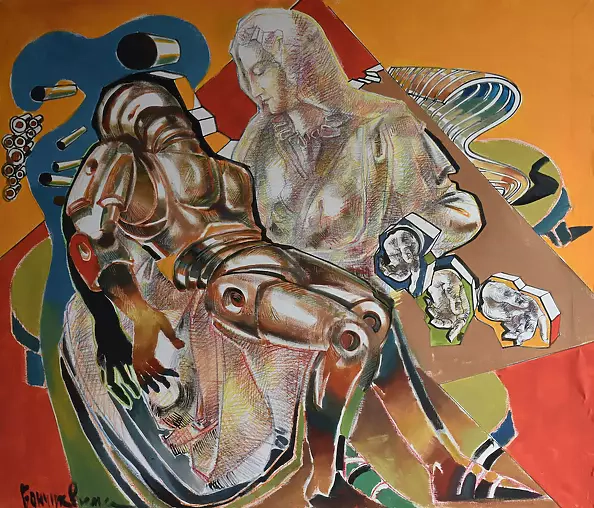 Roman Bonchuk - (!) New collection "Dance of Paradigm". Picture "Transhumanism  Inevitability"