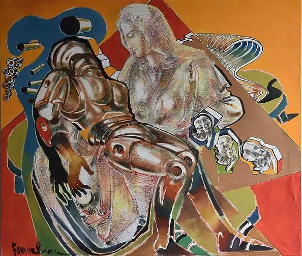 Roman Bonchuk - (!) New collection "Dance of Paradigm". Picture "Transhumanism  Inevitability"