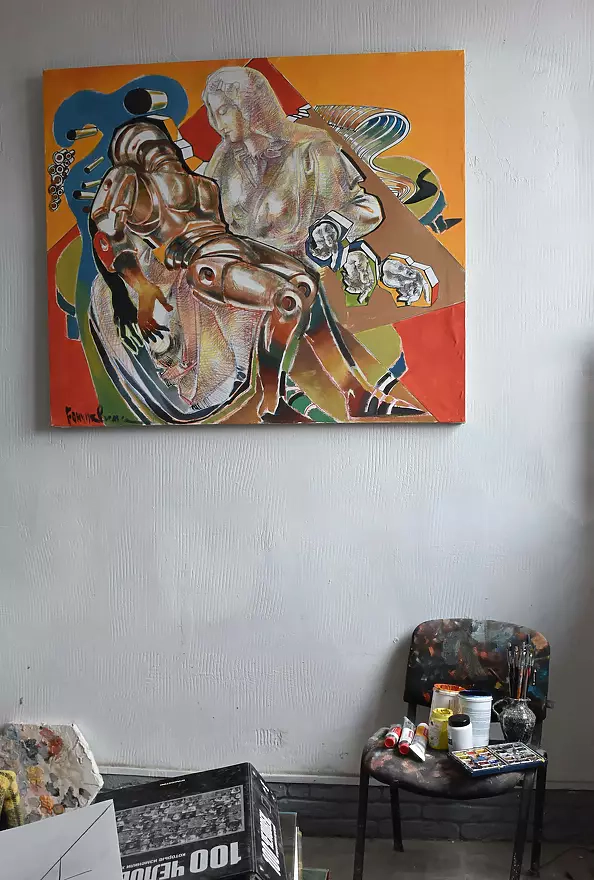 Roman Bonchuk - (!) New collection "Dance of Paradigm". Picture "Transhumanism  Inevitability"