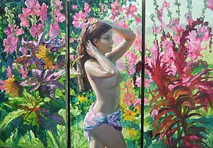 Самойлик Елена - Среди сада