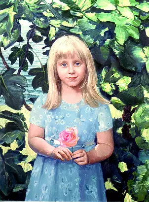 Самойлик Елена - Портрет девочки