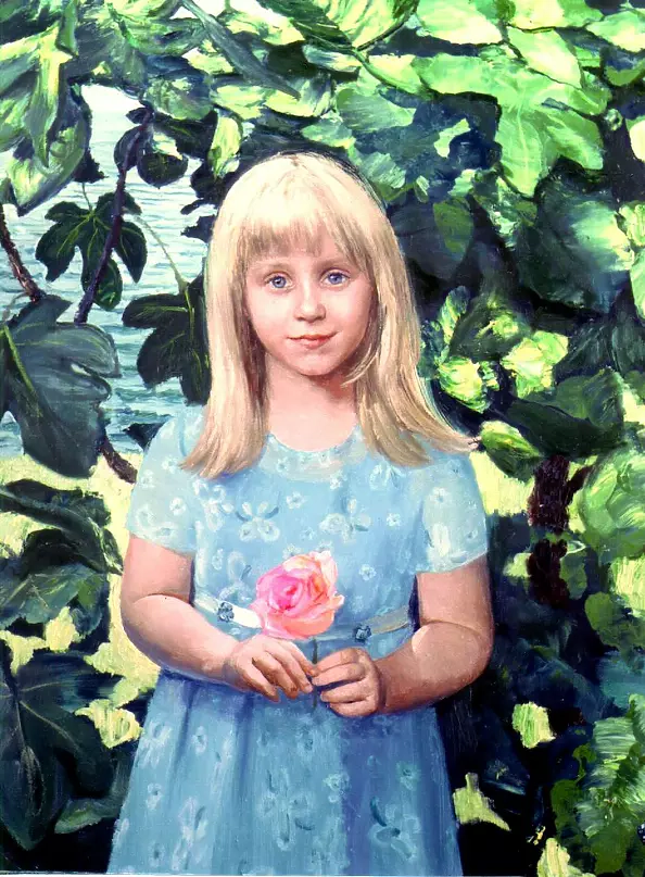 Самойлик Елена - Портрет девочки