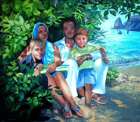 Самойлик Елена - Семейный портрет