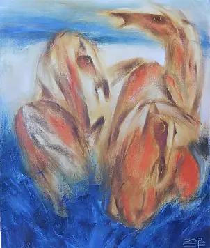 Simakov Vladimir - КРАСНЫЕ КОНИ НА СИНЕЙ ТРАВЕ