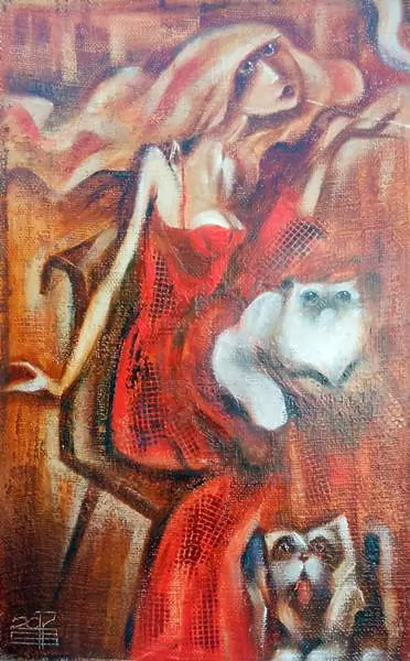 Simakov Vladimir - ДАМА С СОБАЧКОЙ И КОТИКОМ