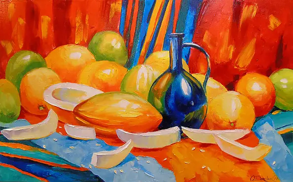 Olha Darchuk - Натюрморт с дыней