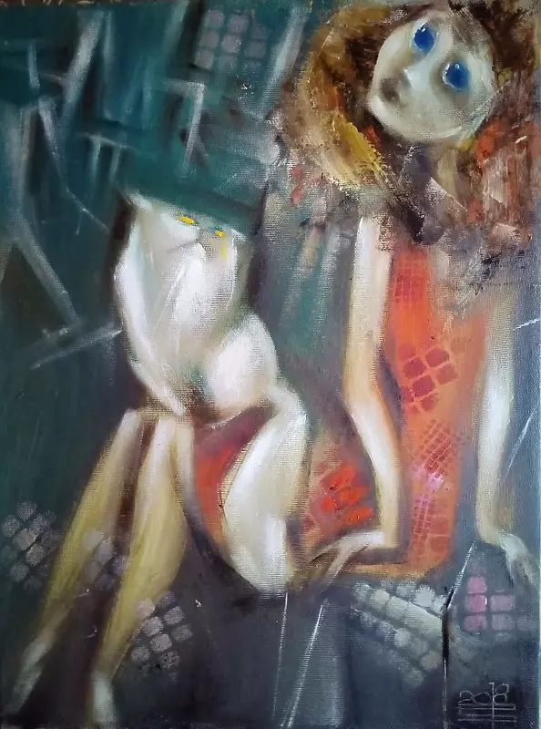 Simakov Vladimir - ДЕВОЧКА С КОТИКОМ