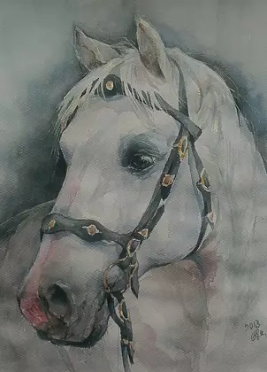   - Белый конь