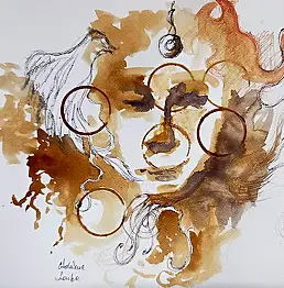 Adriana Laube, "Faune", Autres - papier, 42 x 30
