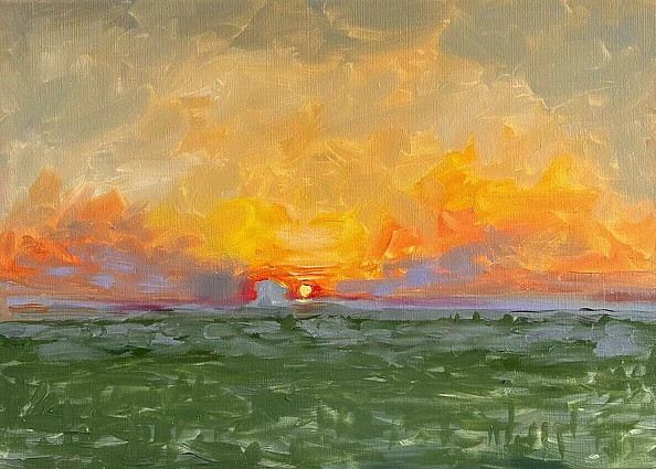 Adriana Laube - "Sunrise at Avebury"