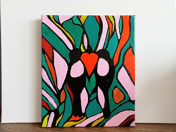 Ewa Mościszko - Obraz akrylowy 'Affection '