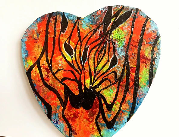 Ewa Mościszko - Obraz akrylowy 'Barwy miłości 60'