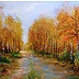Grażyna Potocka - Autumn oil painting 40-81cm