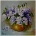 Grażyna Potocka - Lilacs oil painting 41-41cm