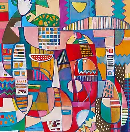 Kolesnikova Irina, Summer assortment, Obraz olejny - płótno, 80 x 100