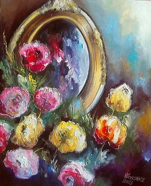 Krzysztof Kłosowicz - "Kwiaty przy lustrze"