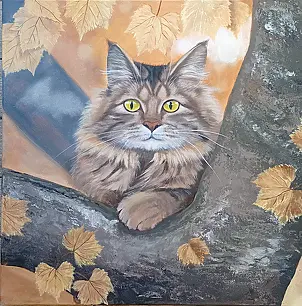 Luba Santkiewicz - Whose beautiful kitty is this?