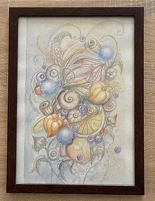 Natalia Butenko, Подих Творця, Akwarele, Techniki mieszane, Ołówek - papier, 210 x 297