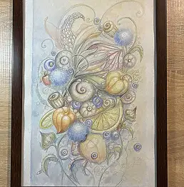 Natalia Butenko, Подих Творця, Akwarele, Techniki mieszane, Ołówek - papier, 210 x 297