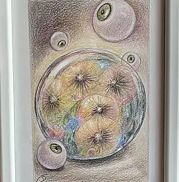 Natalia Butenko, Душа, Akwarele, Techniki mieszane, Ołówek - papier, 15 x 21