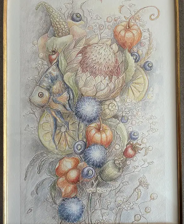 Natalia Butenko, Душа жива, Watercolors, Mixed media, Pencil - paper, 210 x 297