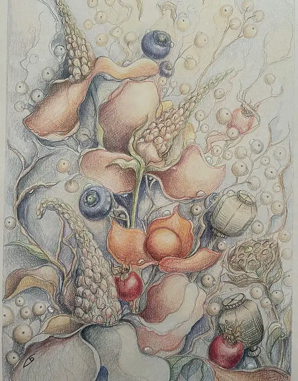 Natalia Butenko, Любов, Watercolors, Mixed media, Pencil - paper, 21 x 297
